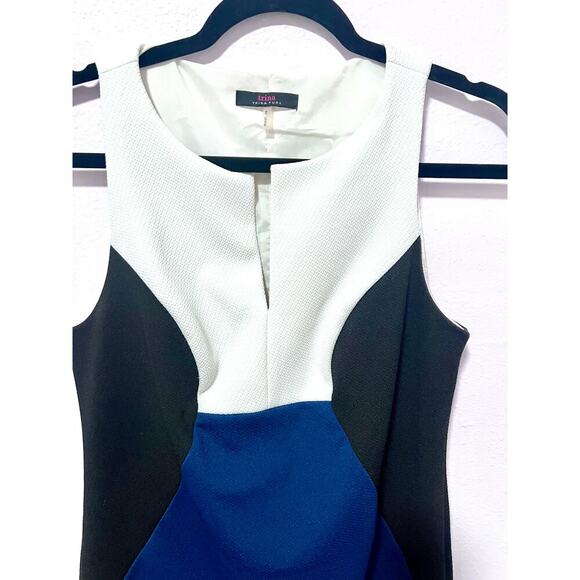Trina Turk color block a line dress 2 - Picture 2 of 5